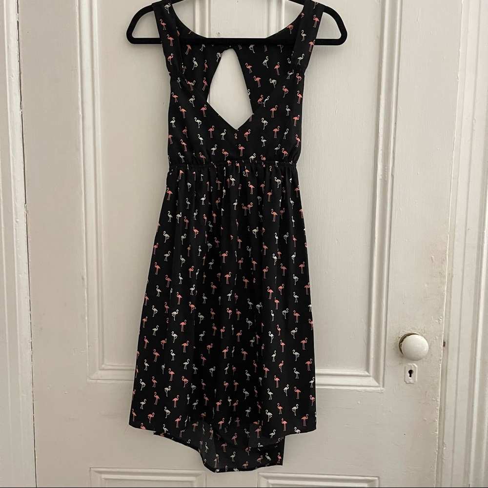 Roxy flamingo print summer dress. Great for maternity too!